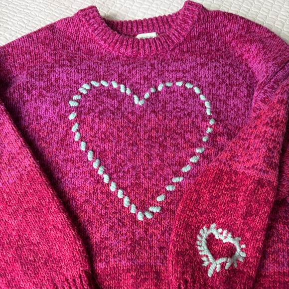 Sundance Sweaters - Sundance Pink “Secret Longings” Heart Sweater